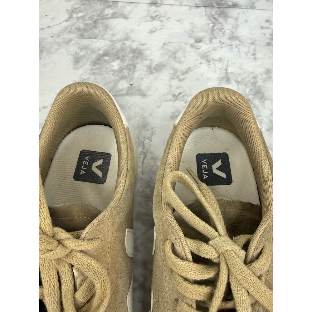 VEJA  Campo Suede Low-Top Sneakers Dune/White  Women’s Sz 8 - Picture 8 of 15